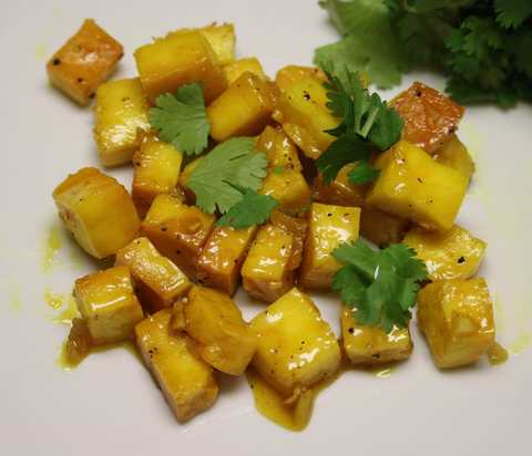 Paneer en recette de sauce au miel au citron Recette Indienne Traditionnelle