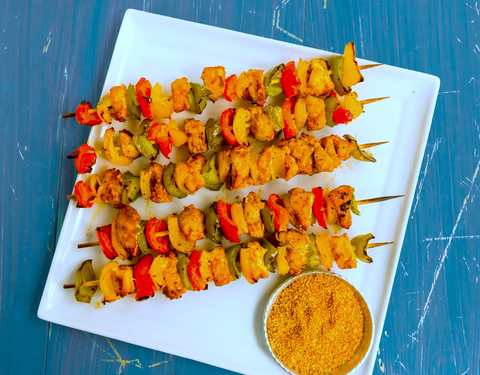 Paprika Chicken brochettes Recette Recette Indienne Traditionnelle