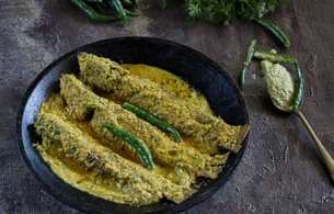 Parshe Macher Jhal Recette – Mullet dans la sauce à la moutarde Recette Indienne Traditionnelle