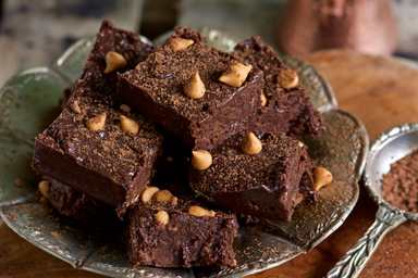 Pas de recette de brownies Fudge Fudge Recette Indienne Traditionnelle