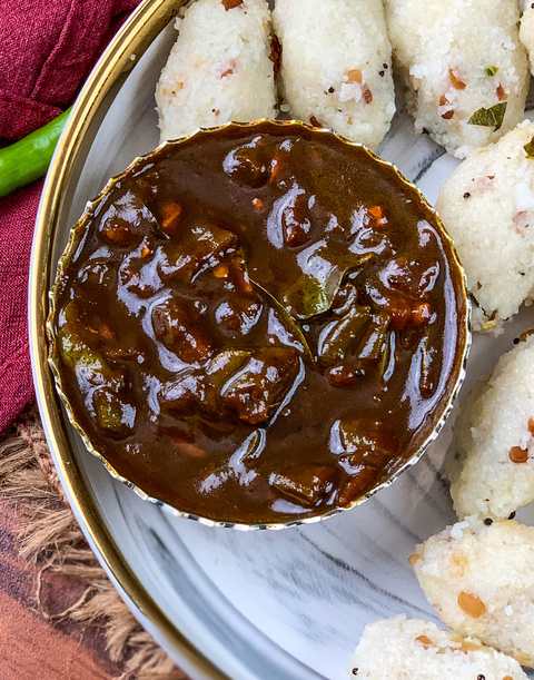 Puli Inji Recette – Tamarind et Chutney de gingembre Recette Indienne Traditionnelle