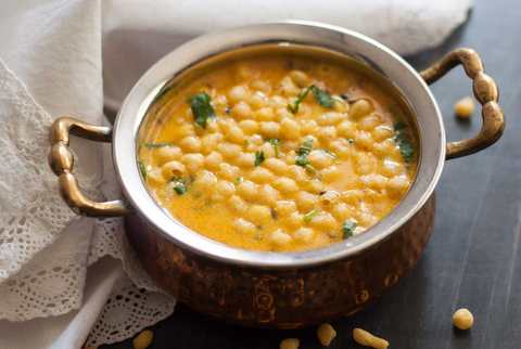 Punjabi Style Boondi Kadhi Recette Recette Indienne Traditionnelle