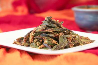 Pyaz Wali Bhindi Recette Indienne Traditionnelle