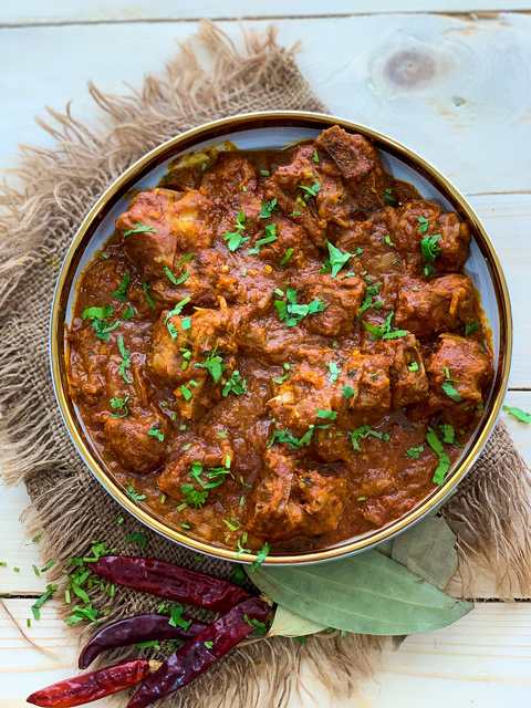 Rajasthani Laal maas recette-mouton en sauce épicée rouge Recette Indienne Traditionnelle