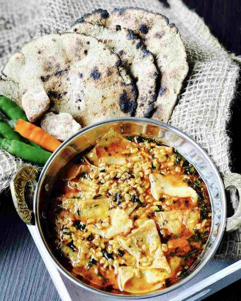 Rajasthani Seeds Fenugrec et Papad K Sag Recipe Recette Indienne Traditionnelle