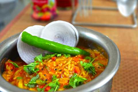 Rajasthani Sev Tamatar Ki Sabzi Recette Indienne Traditionnelle