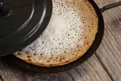 Recette d’appam de style Kerala sans levure Recette Indienne Traditionnelle