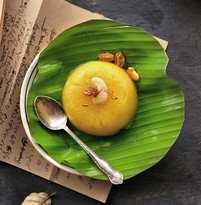 Recette Bhaath d'ananas Kesari - Pudding Soud-Semolina Recette Indienne Traditionnelle