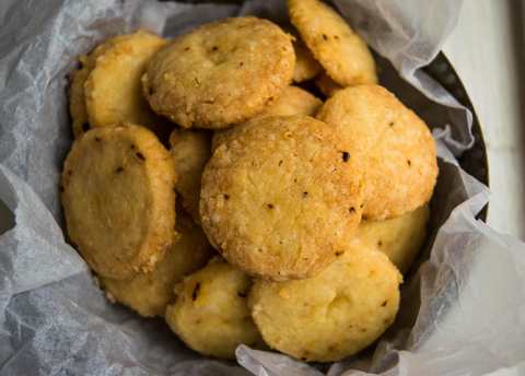 Recette de biscuits au fromage parmesan Recette Indienne Traditionnelle