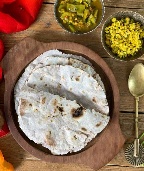 Recette blé phulka levure-diabétique boulanger Recette Indienne Traditionnelle