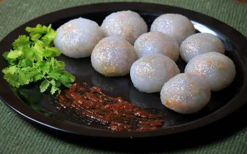 Recette de boulette de sago végétarienne Recette Indienne Traditionnelle