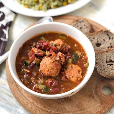 Recette de bouteille de boulet de viande de poulet mexicaine Recette Indienne Traditionnelle