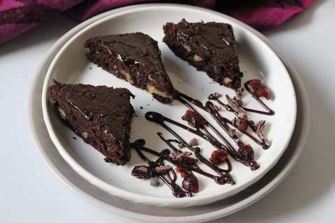 Recette de brownies de fruits et de noix Lauki Brownies Recette Indienne Traditionnelle