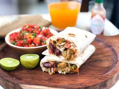 Recette de burrito de Jackfruit cru Recette Indienne Traditionnelle