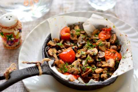 Recette de champignons grillés Recette Indienne Traditionnelle