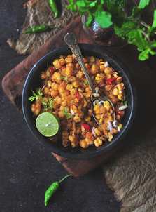 Recette de chat de maïs croustillant – recette de chat de maïs croustillant Recette Indienne Traditionnelle