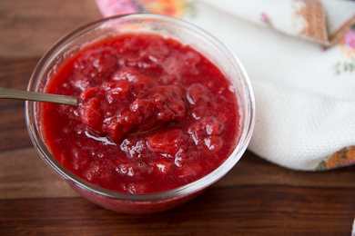 Recette compote de fraise (coulis) Recette Indienne Traditionnelle