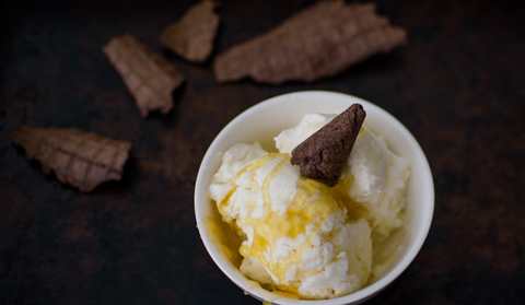 Recette de crème glacée de coco tendre Recette Indienne Traditionnelle