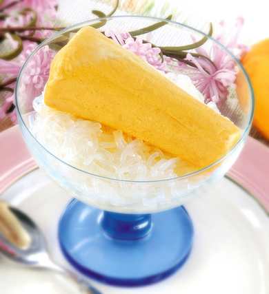 Recette crémeuse de la mangue kulfi avec du fromage à la crème Recette Indienne Traditionnelle