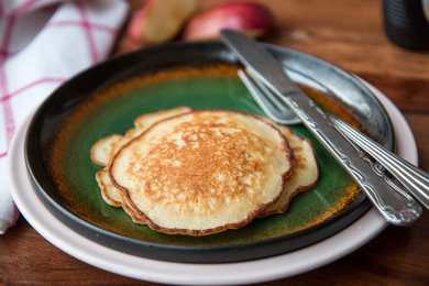 Recette de crêpes de blé entier de la vanille Apple Recette Indienne Traditionnelle