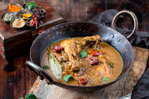 Recette de curry au poulet Chettinad - Chettinad Poulet Surri Recette Indienne Traditionnelle