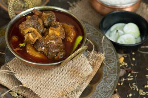 Recette de curry de chemin de fer de chemin de fer Recette Indienne Traditionnelle