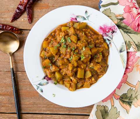 Recette de curry d’épices de citrouille – Curry de citrouille de style et de style Recette Indienne Traditionnelle