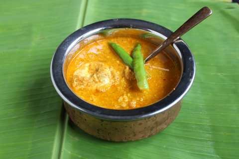 Recette de curry de goutte d’oeuf Goan Recette Indienne Traditionnelle