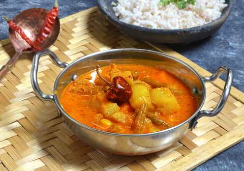 Recette de curry de légumes Goan Recette Indienne Traditionnelle