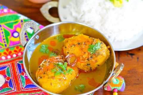 Recette de curry de mangue mûre douce et épicée Recette Indienne Traditionnelle