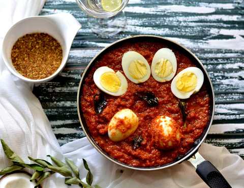 Recette de curry d’oeufs sri lankais Recette Indienne Traditionnelle