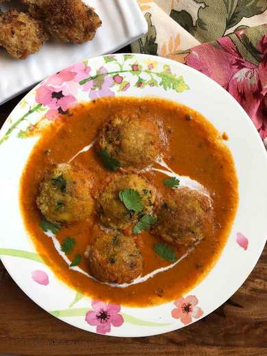 Recette de Curry Suran Kofta – Yam Kofta Curry Recette Indienne Traditionnelle