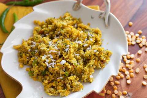 Recette DAL CARICHI DALICHI MAHARASTHTRIAN ACIER (CHANA DAL & RAUN MANGO HASH) Recette Indienne Traditionnelle