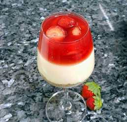 Recette de dessert de fromage à la crème à la fraise sans cuisson Recette Indienne Traditionnelle