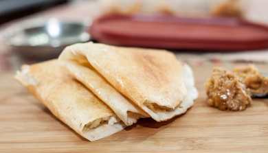 Recette de dosa de l'avoine et de la noix de coco Recette Indienne Traditionnelle