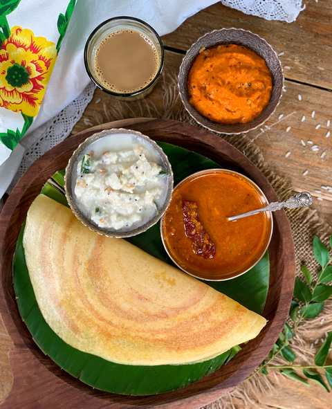 Recette de Dosa Moong Dal Recette Indienne Traditionnelle