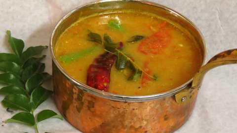 Recette de drumstick Sambar Style Coimbatore Recette Indienne Traditionnelle