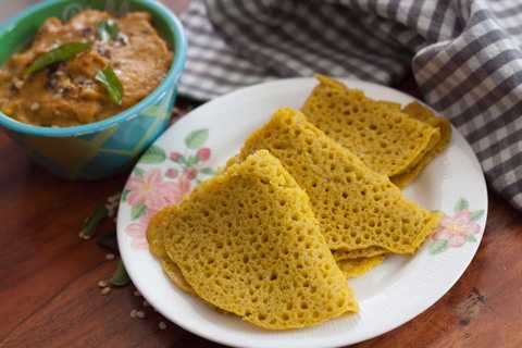 Recette épicée Neer Dosa Recette Indienne Traditionnelle