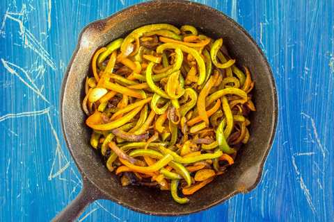 Recette de Fajita légumes de style mexicain Recette Indienne Traditionnelle