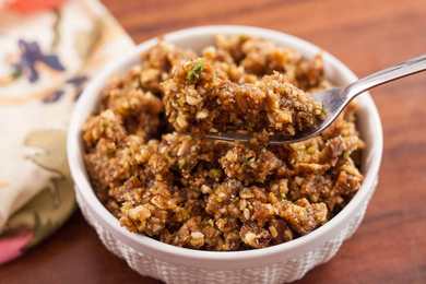 Recette de Fruit Dry Fruit Halwa Recette Indienne Traditionnelle