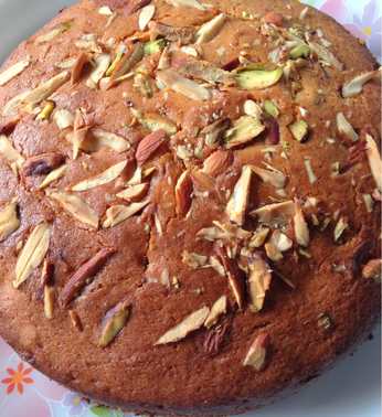 Recette de gâteau de blé entier et d'amande orange Recette Indienne Traditionnelle