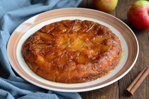 Recette de gâteau à l'envers Apple Recette Indienne Traditionnelle