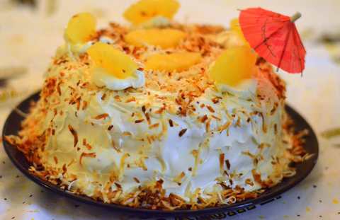 Recette de gâteau Pina Colada Recette Indienne Traditionnelle