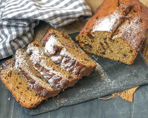 Recette de gâteau à puce de chocolat de la banane Recette Indienne Traditionnelle