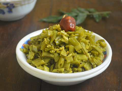 Recette de Goan Gawar Bhaji Recette Indienne Traditionnelle