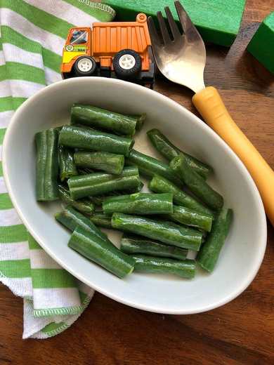 Recette de haricots verts beurrés – Aliments de doigts pour les tout-petits Recette Indienne Traditionnelle