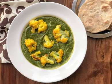 Recette Hariysi Gobi – Recette de curry du chou-fleur Palak Recette Indienne Traditionnelle