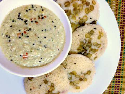 Recette Idli de haricots instantanés masala Recette Indienne Traditionnelle
