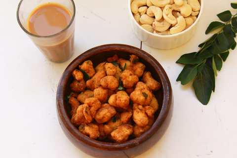 Recette de Kaju Pakoda (bécurie noix de cajou) Recette Indienne Traditionnelle