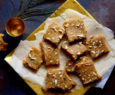 Recette de Khurchan Mawa Burfi Recette Indienne Traditionnelle